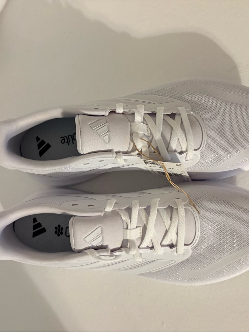 adidas White Mesh Training Sneakers